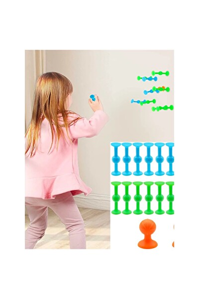 ThinkMaster Popit Dart Vakum Molekül Pop 10+2 Parça Dart Oyunu