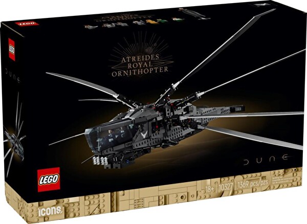 LEGO Icons Dune Çöl Gezegeni Atreides Royal Ornithopter 10327