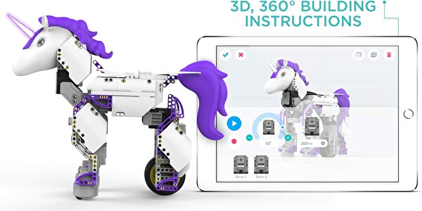 Ubtech Efsanevi Serisi: Unicornbot Kiti Kodlama Kök Öğrenme Seti B07GQJ1W4B