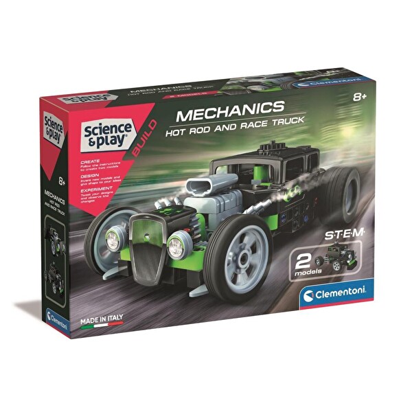 Clementoni Mekanik Laboratuvarı Hot Road & Race Truck 75076