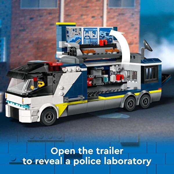 LEGO City Polis Mobil Suç Laboratuvarı Kamyonu 60418