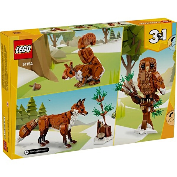 LEGO Creator 3'ü 1 Arada Orman Hayvanları - Kızıl Tilki 31154