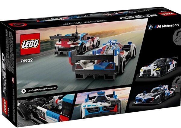 LEGO Speed Champions BMW M4 GT3 Ve Bmw M Hybrid V8 Yarış Arabaları 76922