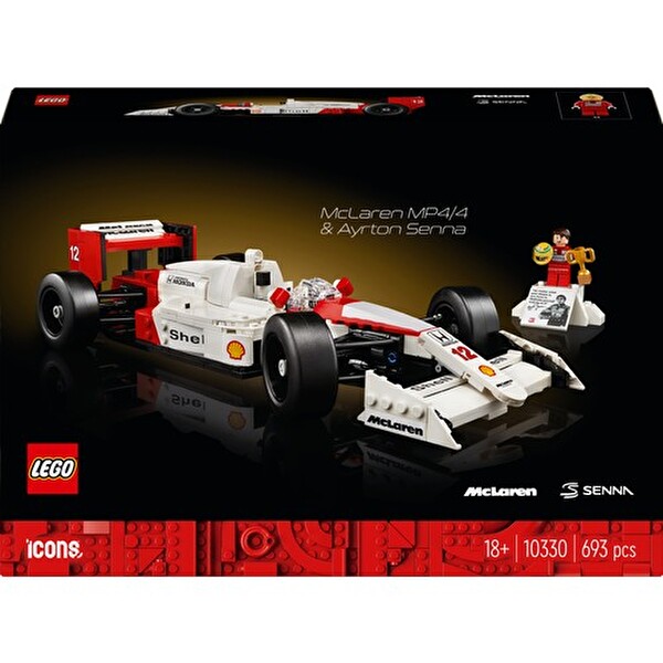 LEGO Icons Mclaren MP4/4 ve Ayrton Senna 10330