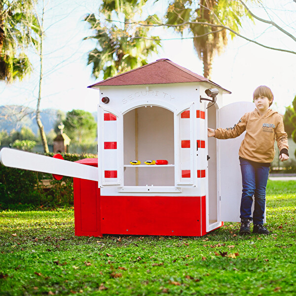 Mandu Bariyerli Ahşap Güvenlik Kulübesi