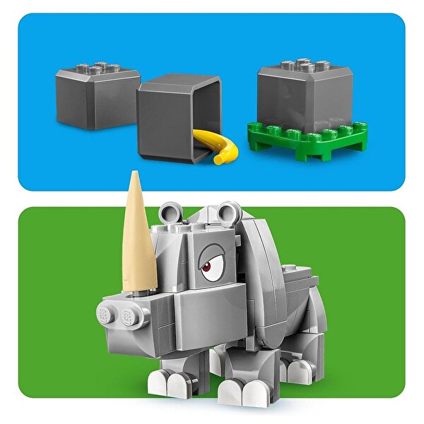 LEGO Super Mario Gergedan Rambi Ek Macera Seti 71420