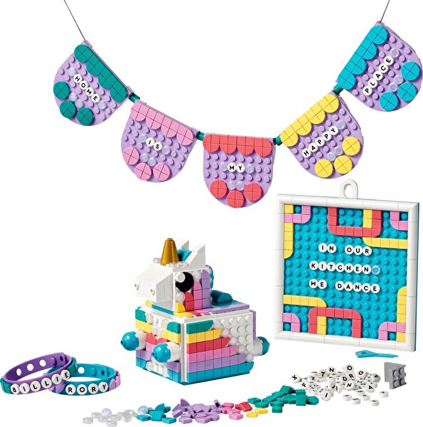 LEGO DOTS Tek Boynuzlu At Yaratıcı Aile Paketi 41962