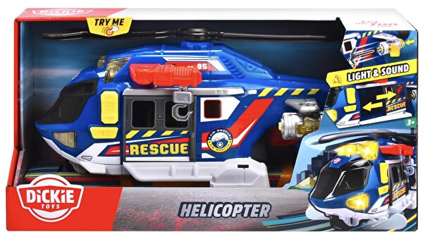 Dickie Toys Sesli ve Işıklı 39 CM Kurtarma Helikopteri 203307002