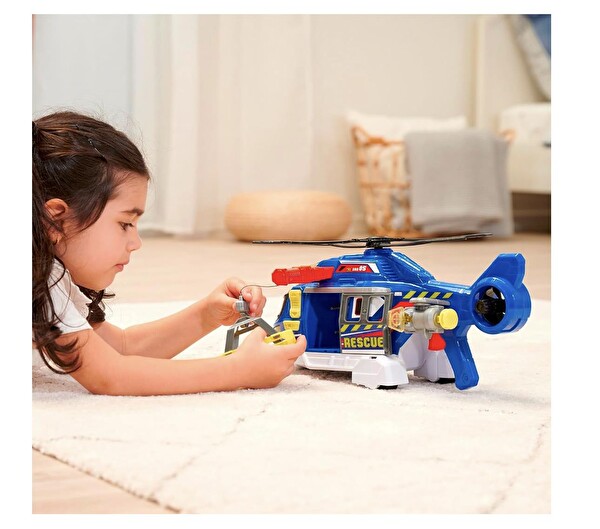 Dickie Toys Sesli ve Işıklı 39 CM Kurtarma Helikopteri 203307002