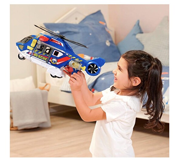 Dickie Toys Sesli ve Işıklı 39 CM Kurtarma Helikopteri 203307002
