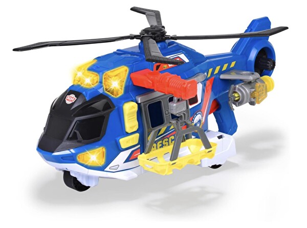Dickie Toys Sesli ve Işıklı 39 CM Kurtarma Helikopteri 203307002