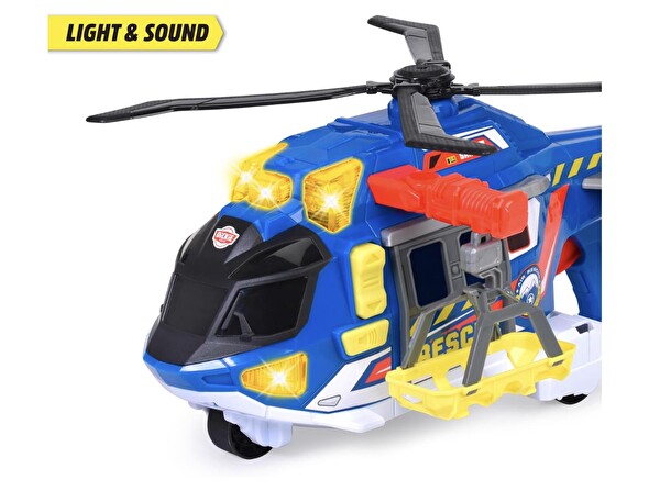 Dickie Toys Sesli ve Işıklı 39 CM Kurtarma Helikopteri 203307002