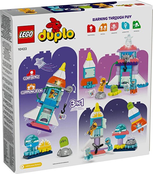 LEGO DUPLO 3'ü 1 Arada Uzay Mekiği Macerası 10422