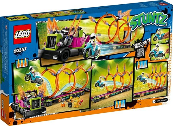 LEGO City Gösteri Kamyonu ve Ateş Çemberi Yarışması 60357