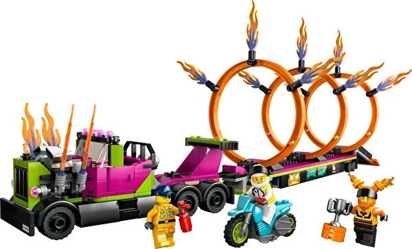 LEGO City Gösteri Kamyonu ve Ateş Çemberi Yarışması 60357