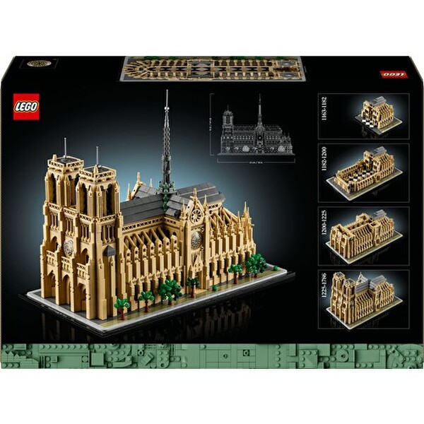 LEGO Architecture Mimari Simgeler Koleksiyonu: Notre Dame Katedrali 21061