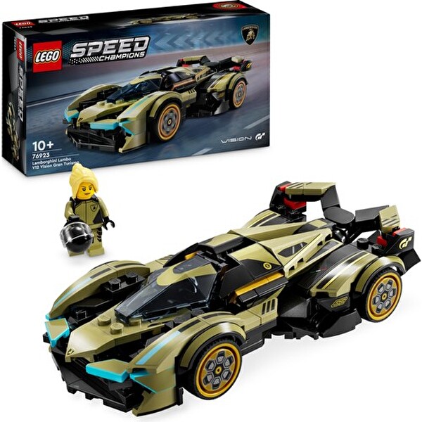 LEGO Speed Champions Lamborghini Lambo V12 Vision GT Süper Araba 76923