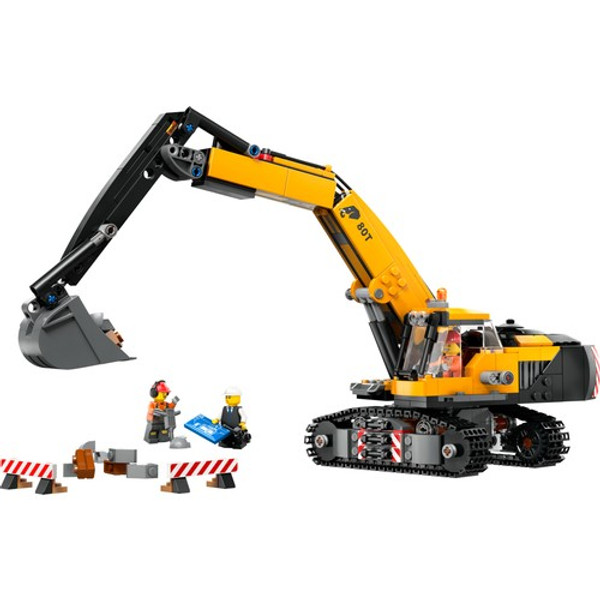 LEGO City Sarı İnşaat Ekskavatörü 60420