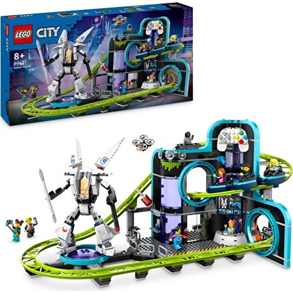 LEGO City Robot Dünyası Hız Treni Parkı 60421