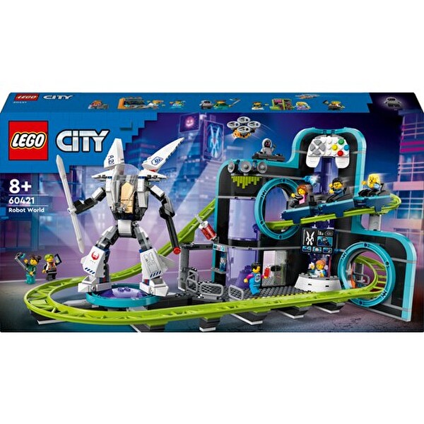 LEGO City Robot Dünyası Hız Treni Parkı 60421
