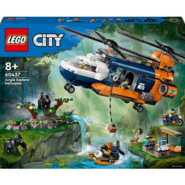 LEGO City Orman Kaşifinin Helikopteri Kamp Yerinde 60437