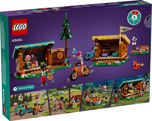 LEGO Friends Macera Kampı Şirin Kulübeler 42624