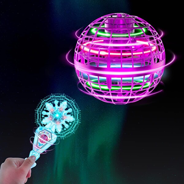 Tikduck Mor Uçan Küre Topu ve Sihirli Değnek B0BNH9PCKR