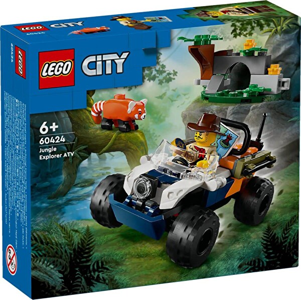 LEGO City Orman Kaşifinin ATV’li Kırmızı Panda Görevi 60424