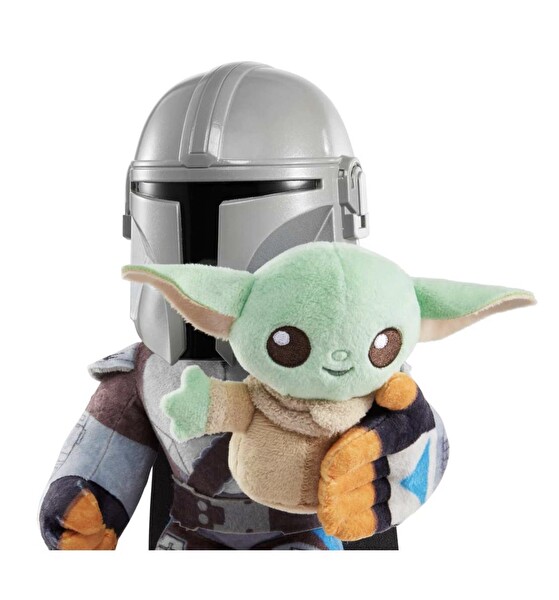 Star Wars Mandalorian Sesli Peluş Oyuncak HNT52