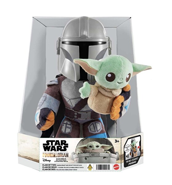 Star Wars Mandalorian Sesli Peluş Oyuncak HNT52