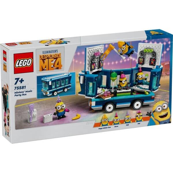 LEGO Minyonların Müzikli Parti Otobüsü 75581