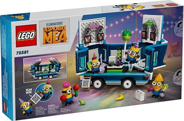 LEGO Minyonların Müzikli Parti Otobüsü 75581