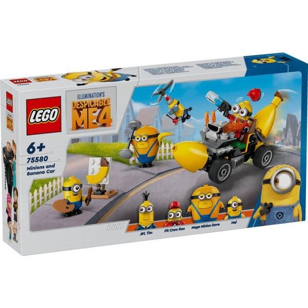 LEGO Despicable Me Minyonlar ve Muz Araba 75580