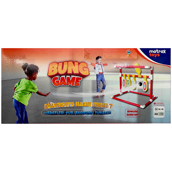 Matrax Oyuncak Bung Game Bowling Oyun Seti