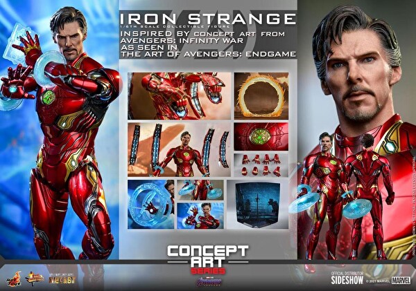 Hot Toys Iron Strange Diecast Sixth Scale Figür Oyuncak 908905 - MMS606 D41