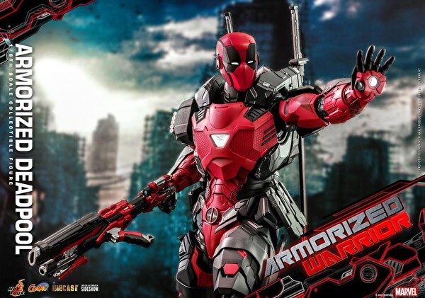 Hot Toys Armorized Deadpool Diecast Sixth Scale Figür Oyuncak 908909 - CMS9D42