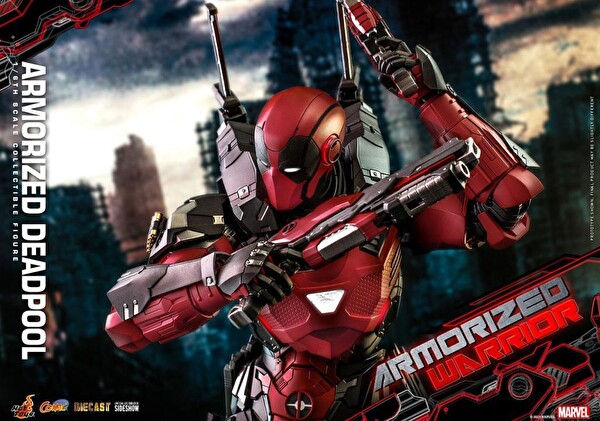 Hot Toys Armorized Deadpool Diecast Sixth Scale Figür Oyuncak 908909 - CMS9D42