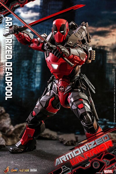 Hot Toys Armorized Deadpool Diecast Sixth Scale Figür Oyuncak 908909 - CMS9D42