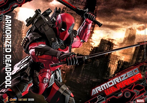Hot Toys Armorized Deadpool Diecast Sixth Scale Figür Oyuncak 908909 - CMS9D42