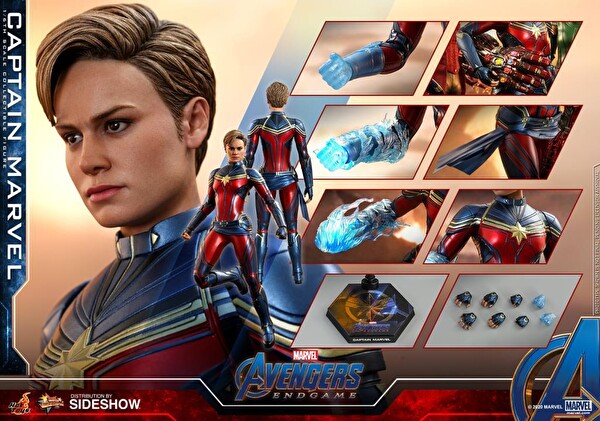 Hot Toys Captain Marvel Endgame Sixth Scale Figür Oyuncak MMS575 906305