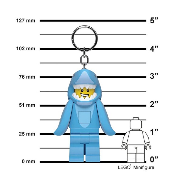 LEGO Minifigures Shark Suit Guy Led Anahtarlık KE155H