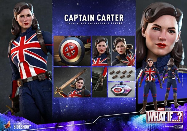 Hot Toys Captain Carter Sixth Scale Figür Oyuncak 909166 - TMS59