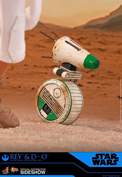Hot Toys Star Wars: The Rise of Skywalker - Movie Masterpiece Series Rey and D-O Sixth Scale Figür Oyuncak Seti 905520