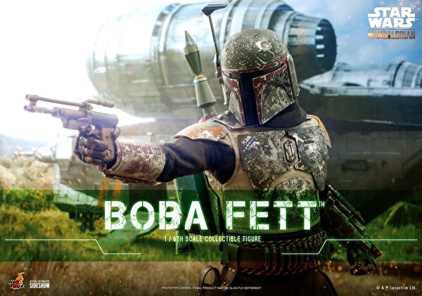 Hot Toys Star Wars: The Mandalorian Boba Fett Sixth Scale Figür Oyuncak 907834 TMS33