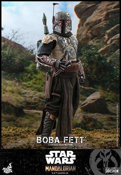 Hot Toys Star Wars: The Mandalorian Boba Fett Sixth Scale Figür Oyuncak 907834 TMS33