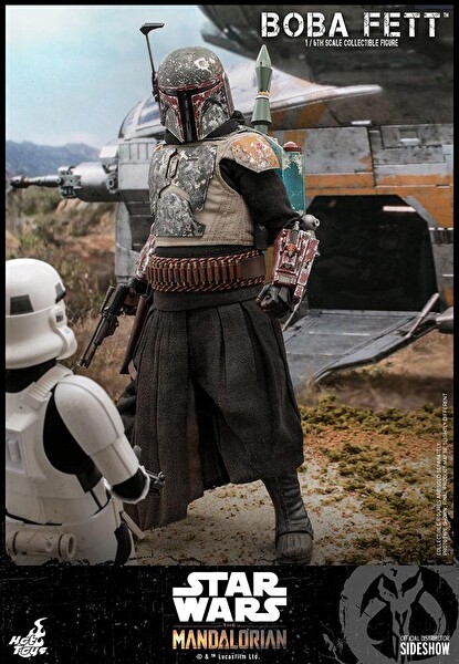 Hot Toys Star Wars: The Mandalorian Boba Fett Sixth Scale Figür Oyuncak 907834 TMS33