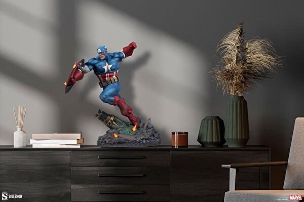 Sideshow Collectibles Marvel Comics Steve Rogers Captain America Premium Format Figür Oyuncak 300765