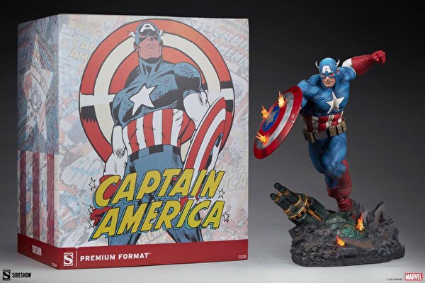 Sideshow Collectibles Marvel Comics Steve Rogers Captain America Premium Format Figür Oyuncak 300765