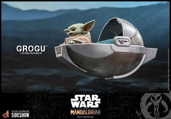Hot Toys Star Wars The Mandalorian Grogu Sixth Scale Figür Oyuncak Seti 908288 - TMS43