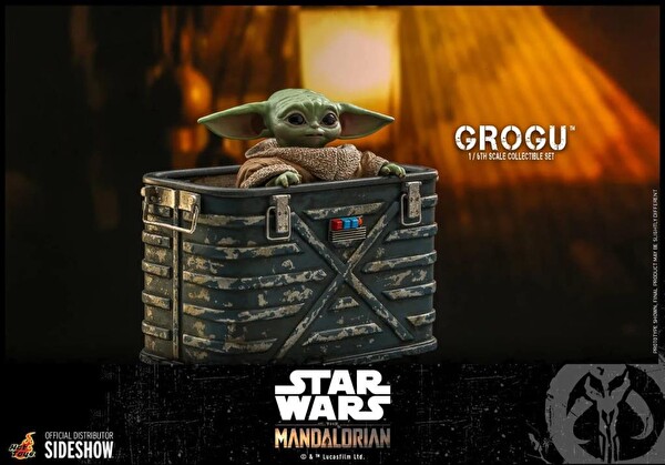 Hot Toys Star Wars The Mandalorian Grogu Sixth Scale Figür Oyuncak Seti 908288 - TMS43